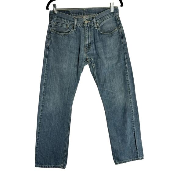 Levi's 514 Men's Slim Fit Straight Leg Stretch Blue Denim Jeans 31x32 - Picture 1 of 5